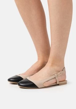 Anna Field Slingback Ballet Pumps - Beige