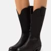 Anna Field Cowboy/Biker Boots - Black -Anna Field a7f476510b274473aa28810f09bedb66