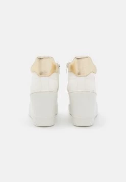 Anna Field High-Top Trainers - White/Gold -Anna Field ac50c4fb30b545f99fb1a79d85a8e1a3
