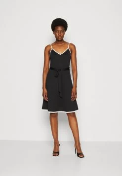 Anna Field Jersey Dress - Black/White