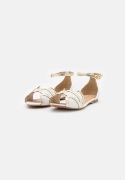 Anna Field Leather - Peeptoe Ballet Pumps - White -Anna Field b929568ed3b04bf7aedb711b4e5d138d