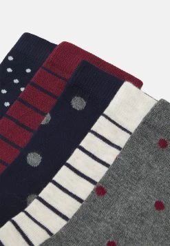 Anna Field 5 Pack - Socks - Dark Blue/Dark Red -Anna Field baf6a41d77ea48d0823d2098f084782c
