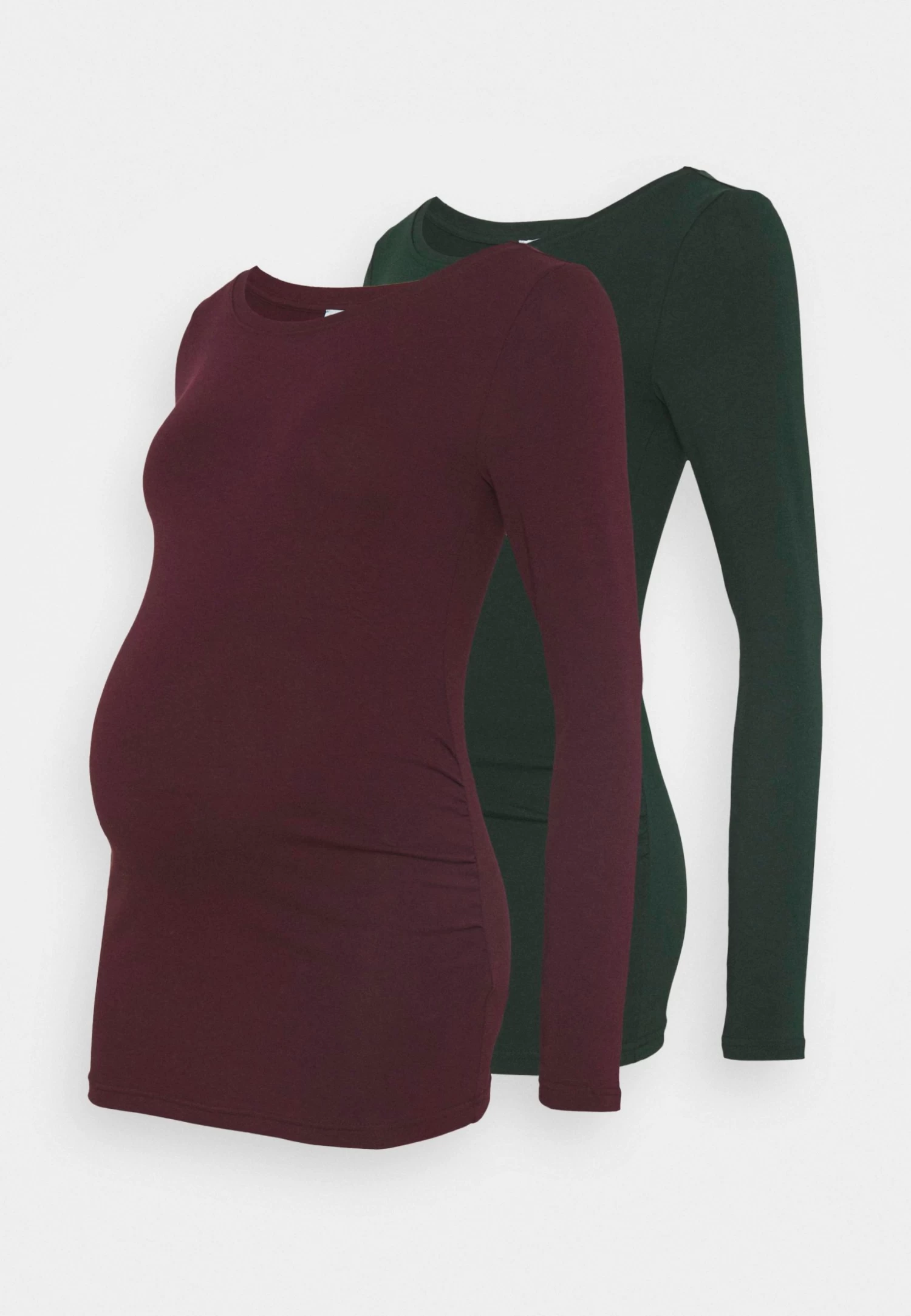 2 Pack - Long Sleeved Top - Dark Green/Bordeaux 8 2 Pack - Long Sleeved Top - Dark Green/Bordeaux - Image 6