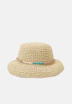 Anna Field Hat - Tan/Pink
