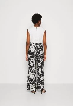 Anna Field Trousers - Black/Off White -Anna Field c1ec38c0decb47dd8eea48b4aca90bad