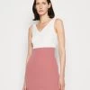 Anna Field Jersey Dress - White/Pink -Anna Field c49ef0072da04b178cd43c1b19554353
