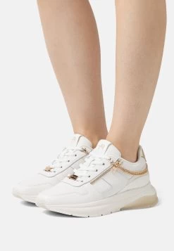 Anna Field Leather- Trainers - White/Gold