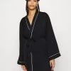 Anna Field Amanda Satin Dressing Gown - Dressing Gown - Black -Anna Field c8514e45c9704a56b441d86f6c913dc1