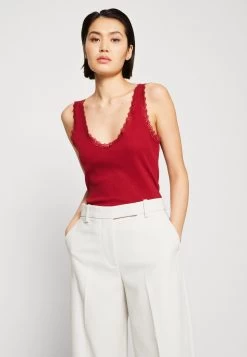 Anna Field Top - Dark Red -Anna Field ce736f76701a44b08789daff8fd6e048