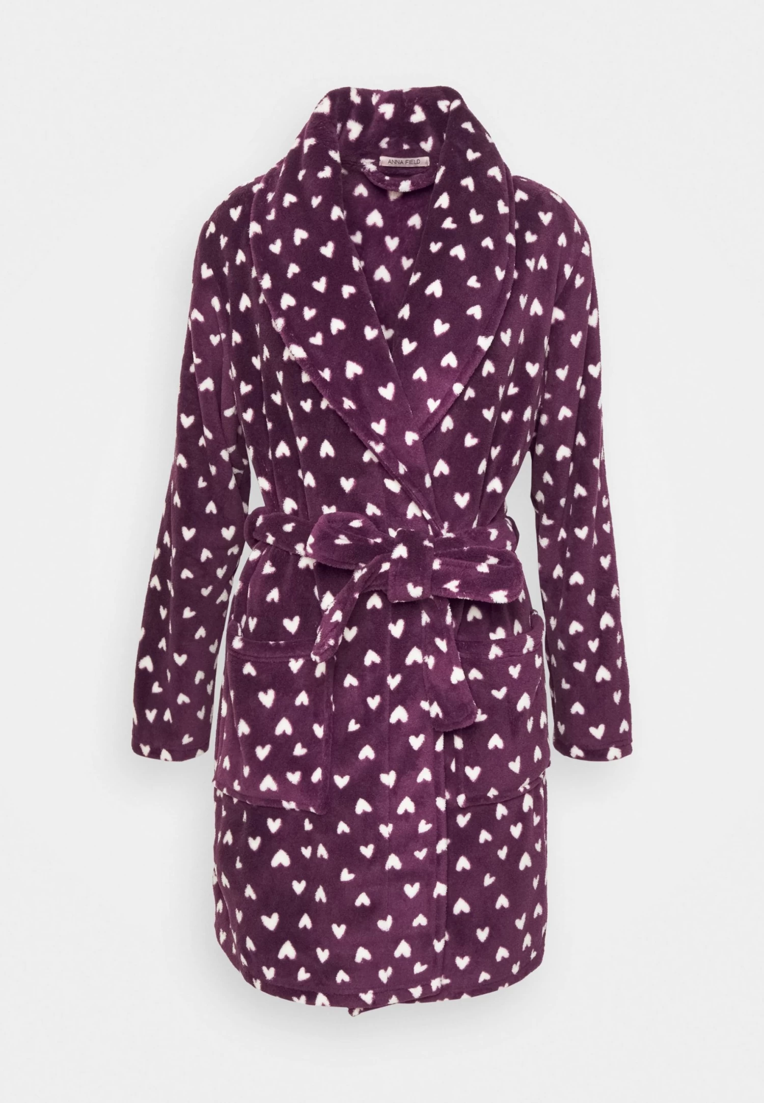 Anna Field Dressing Gown - Dark Red/Beige 6 Anna Field Dressing Gown - Dark Red/Beige - Image 4