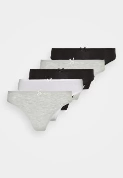 Anna Field Georgina 5 Pack- Briefs - Black/White/Grey -Anna Field d6d599d9f02b410f96eb7328fff1f5a2