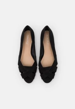 Anna Field Peeptoe Ballet Pumps - Black -Anna Field dcdc722a60414d5c9479f1d98279387a