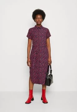 Anna Field Shirt Dress - Dark Blue/Red -Anna Field ded15def67ef4b8893ef2bdf036866c5