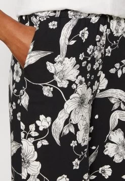 Anna Field Trousers - Black/Off White -Anna Field e18ad32ff0ef475baaa5fb5a7474b09b