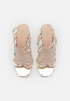 Anna Field Leather - High Heeled Sandals - Gold -Anna Field e2e0fb85ec4a42d49185f45641718138