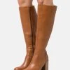 Anna Field High Heeled Boots - Cognac -Anna Field e40e4989500c4f04949ba69d41c0fbe0