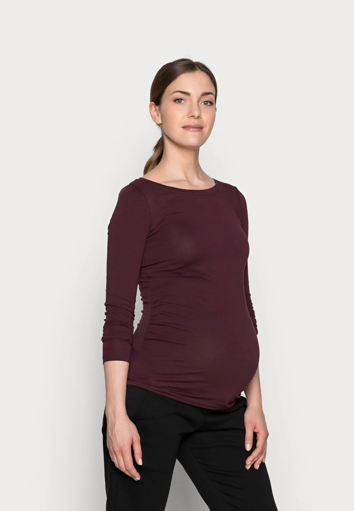 2 Pack - Long Sleeved Top - Dark Green/Bordeaux 4 2 Pack - Long Sleeved Top - Dark Green/Bordeaux - Image 2