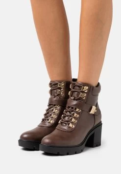 Anna Field Lace-Up Ankle Boots - Brown