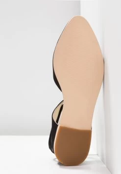 Anna Field Leather- Ankle Strap Ballet Pumps - Black -Anna Field fb06a2dccbb041489d895539833b008d