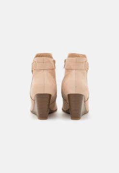 Anna Field Wedge Ankle Boots - Beige -Anna Field fed07a038b23490cbf581c794b4f8df2