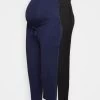 2Pack - Leggings - Trousers - Black/Dark Blue -Anna Field ff6c931bbc22481da5d05ccab4874f4f